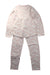 A Peach Pyjama Sets from Petit Bateau in size 10Y for neutral. (Back View)