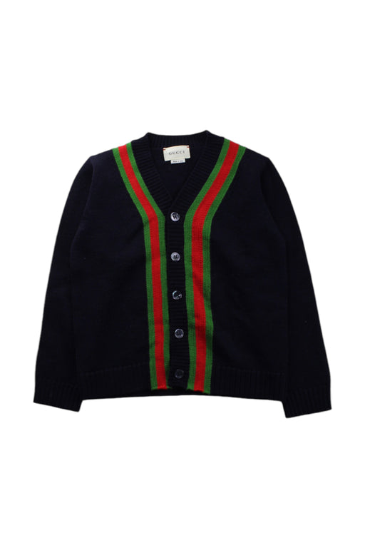 A Black Cardigans from Gucci in size 5T for neutral. (Front View)