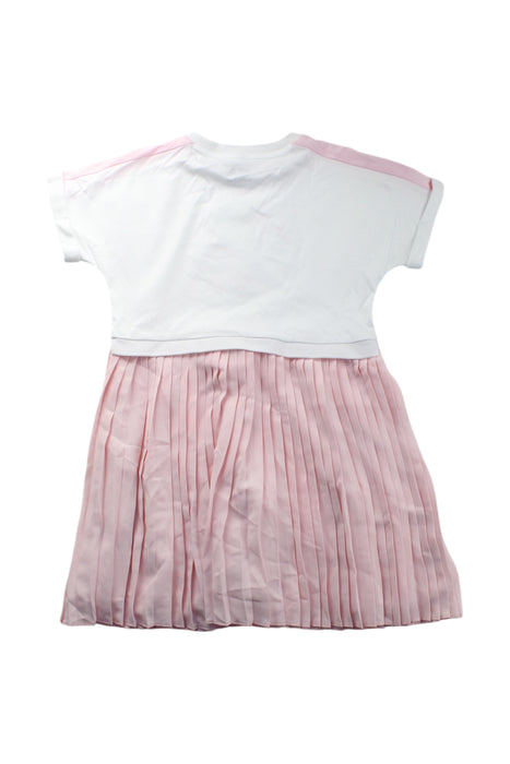 A Pink-White Short Sleeve Dresses from Fila in size 5T for girl. (Back View)