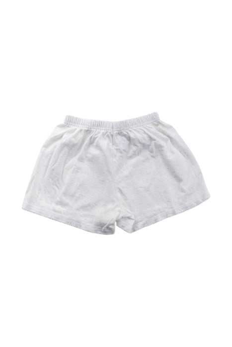 A White Shorts from Petit Bateau in size 4T for neutral. (Back View)