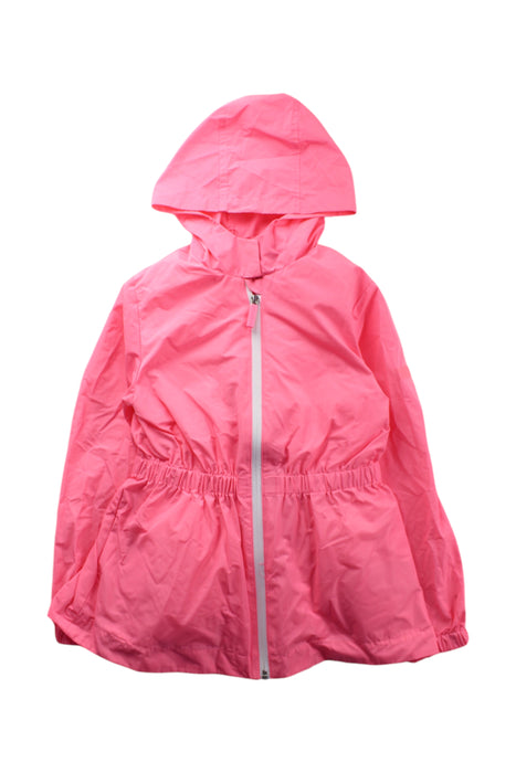 A Pink Rain Jackets from Jacadi in size 8Y for girl. (Front View)