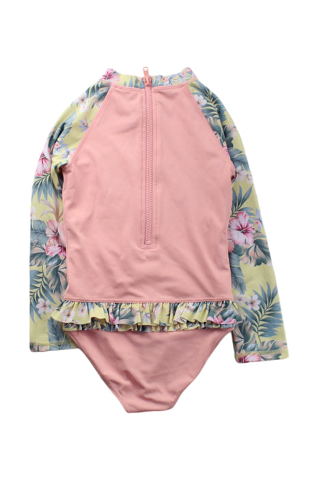 A Multicolour Rash Guards from Billabong in size 5T for girl. (Back View)