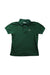 A Green Short Sleeve Polos from Lacoste in size 5T for neutral. (Front View)