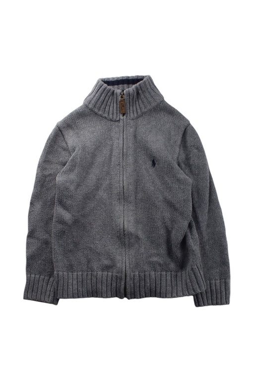 A Grey Cardigans from Polo Ralph Lauren in size 5T for neutral. (Front View)