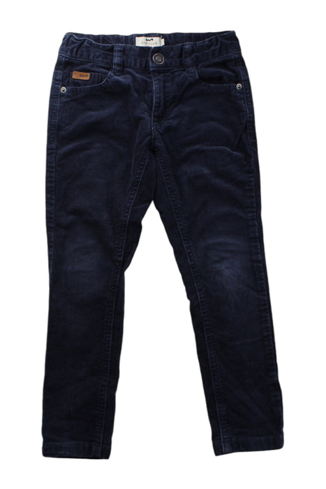 A Navy Casual Pants from Cyrillus in size 5T for boy. (Front View)