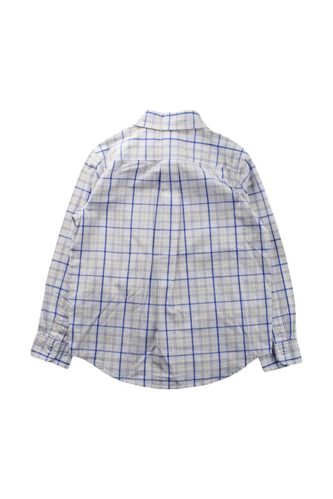 A Blue Long Sleeve Shirts from Janie & Jack in size 5T for boy. (Back View)