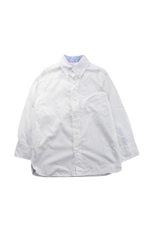 A White Long Sleeve Shirts from Crewcuts in size 4T for neutral. (Front View)