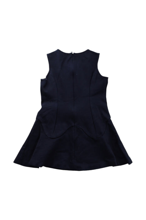 A Navy Sleeveless Dresses from Nicholas & Bears in size 4T for girl. (Back View)