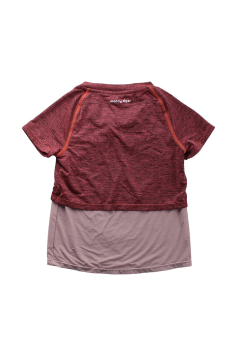 A Burgundy Active Tops from Moody Tiger in size 4T for neutral. (Back View)