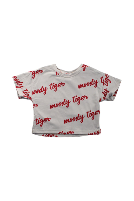 A White-Red Short Sleeve Tops from Moody Tiger in size 18-24M for neutral. (Front View)