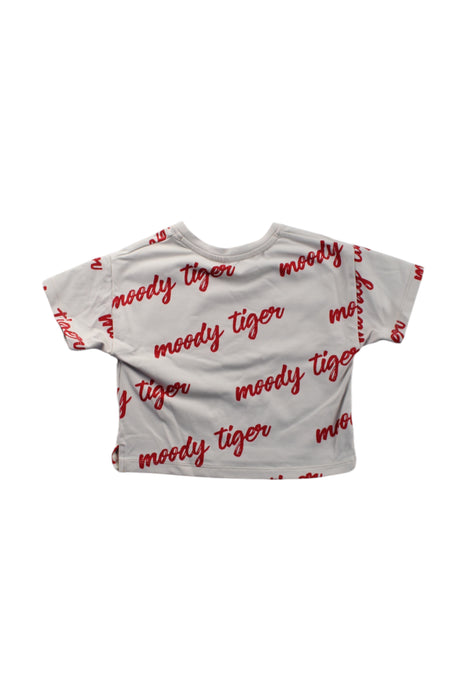 A White-Red Short Sleeve Tops from Moody Tiger in size 18-24M for neutral. (Back View)