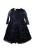 A Navy Long Sleeve Dresses from Monsoon in size 3T for girl. (Front View)