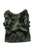 A Green Sleeveless Tops from Velveteen in size 4T for girl. (Back View)