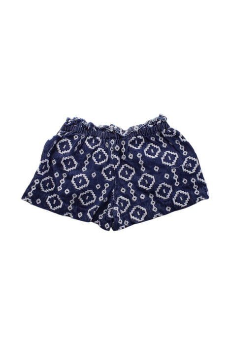 A Blue Shorts from Velveteen in size 4T for girl. (Back View)