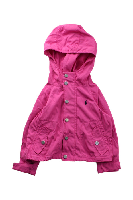 Pink Polo Ralph Lauren Lightweight Hoodie Jacket Size 2T Retykle