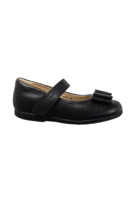 A Black Flats from Dr. Kong in size 3T for girl. (Front View)