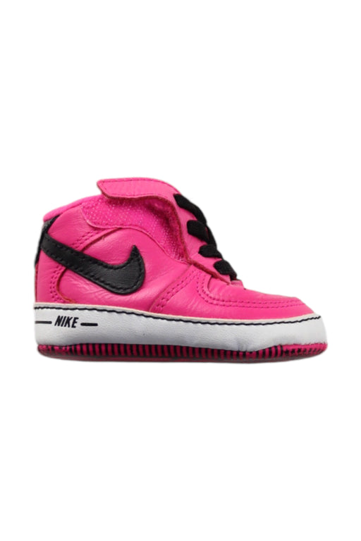 A Pink Sneakers from Nike in size Newborn for neutral. (Front View)