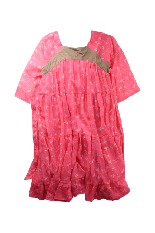 A Pink Long Sleeve Dresses from Wild & Gorgeous in size 8Y for girl. (Front View)