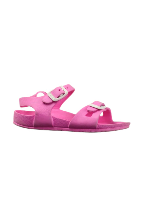 A Pink Sandals from Birkenstock in size 4T for neutral. (Front View)