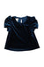 A Navy Short Sleeve Tops from Monsoon in size 4T for girl. (Front View)