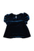 A Navy Short Sleeve Tops from Monsoon in size 4T for girl. (Back View)