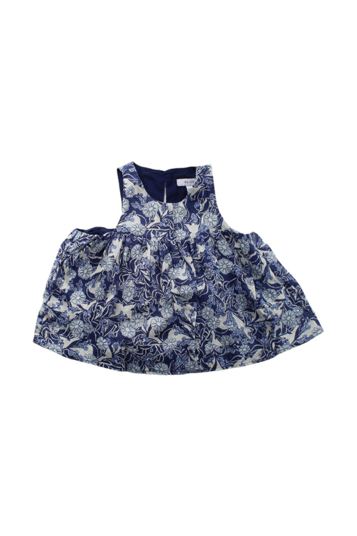 A Navy Sleeveless Dresses from REISS in size 4T for girl. (Front View)