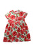 A Red Short Sleeve Dresses from Pink Chicken in size 4T for girl. (Front View)