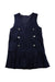 A Navy Sleeveless Dresses from Dave & Bella in size 6T for girl. (Front View)