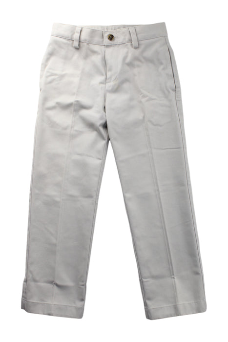 A White Dress Pants from Brooks Brothers in size 6T for boy. (Front View)