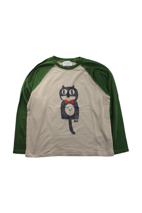 A Beige Long Sleeve T Shirts from Bobo Choses in size 10Y for neutral. (Front View)