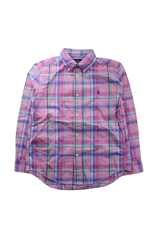 A Multicolour Long Sleeve Shirts from Ralph Lauren in size 7Y for boy. (Front View)