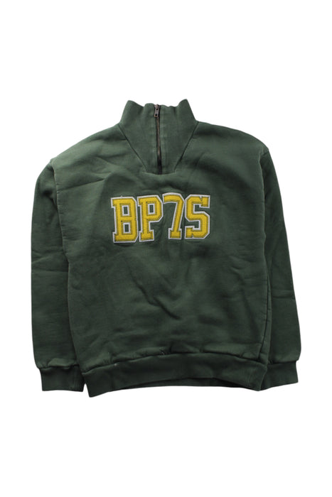 A Green Zippered Sweatshirts from Bonpoint in size 10Y for neutral. (Front View)