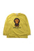 A Yellow Long Sleeve T Shirts from Bape by A Bathing Ape in size 10Y for neutral. (Front View)