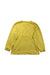 A Yellow Long Sleeve T Shirts from Bape by A Bathing Ape in size 10Y for neutral. (Back View)