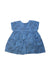 A Blue Short Sleeve Dresses from The Bonnie Mob in size 18-24M for girl. (Front View)