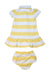 A Yellow Short Sleeve Dresses from Ralph Lauren in size 12-18M for girl. (Back View)