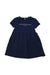 A Navy Short Sleeve Dresses from Tommy Hilfiger in size 18-24M for girl. (Front View)