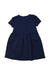 A Navy Short Sleeve Dresses from Tommy Hilfiger in size 18-24M for girl. (Back View)