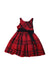 A Red Sleeveless Dresses from Polo Ralph Lauren in size 4T for girl. (Back View)