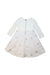 A White Long Sleeve Dresses from I Pinco Pallino in size 4T for girl. (Back View)