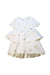 A White Dress Sets from I Pinco Pallino in size 4T for girl. (Front View)