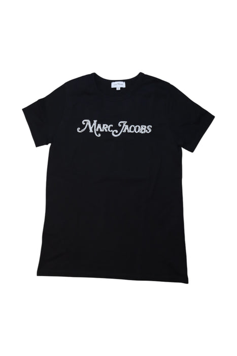 A Black Short Sleeve T Shirts from Little Marc Jacobs in size 12Y for girl. (Front View)