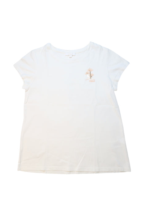 A White Short Sleeve T Shirts from Chloe in size 12Y for girl. (Front View)