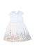 A White Short Sleeve Dresses from Mamas & Papas in size 4T for girl. (Front View)