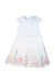 A White Short Sleeve Dresses from Mamas & Papas in size 4T for girl. (Back View)