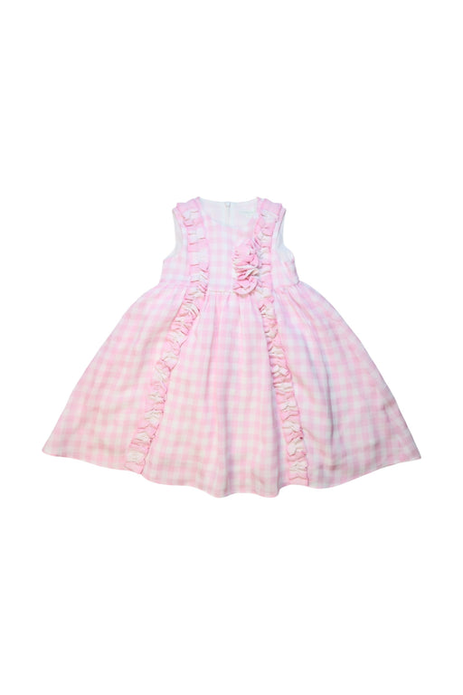 A Pink Sleeveless Dresses from Nicholas & Bears in size 3T for girl. (Front View)