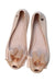 A Peach Flats from Mini Melissa in size 7Y for girl. (Back View)