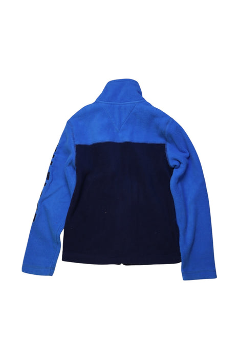 A Blue Lightweight Jackets from Tommy Hilfiger in size 7Y for boy. (Back View)