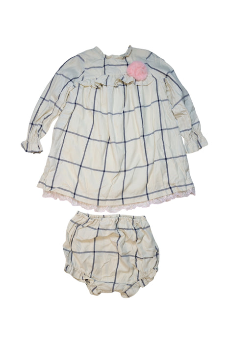 A Ivory Dress Sets from Nanos in size 3T for girl. (Front View)