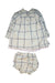 A Ivory Dress Sets from Nanos in size 3T for girl. (Back View)